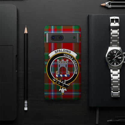 Spalding Noble Servitium Clan Tartan Phone Case
