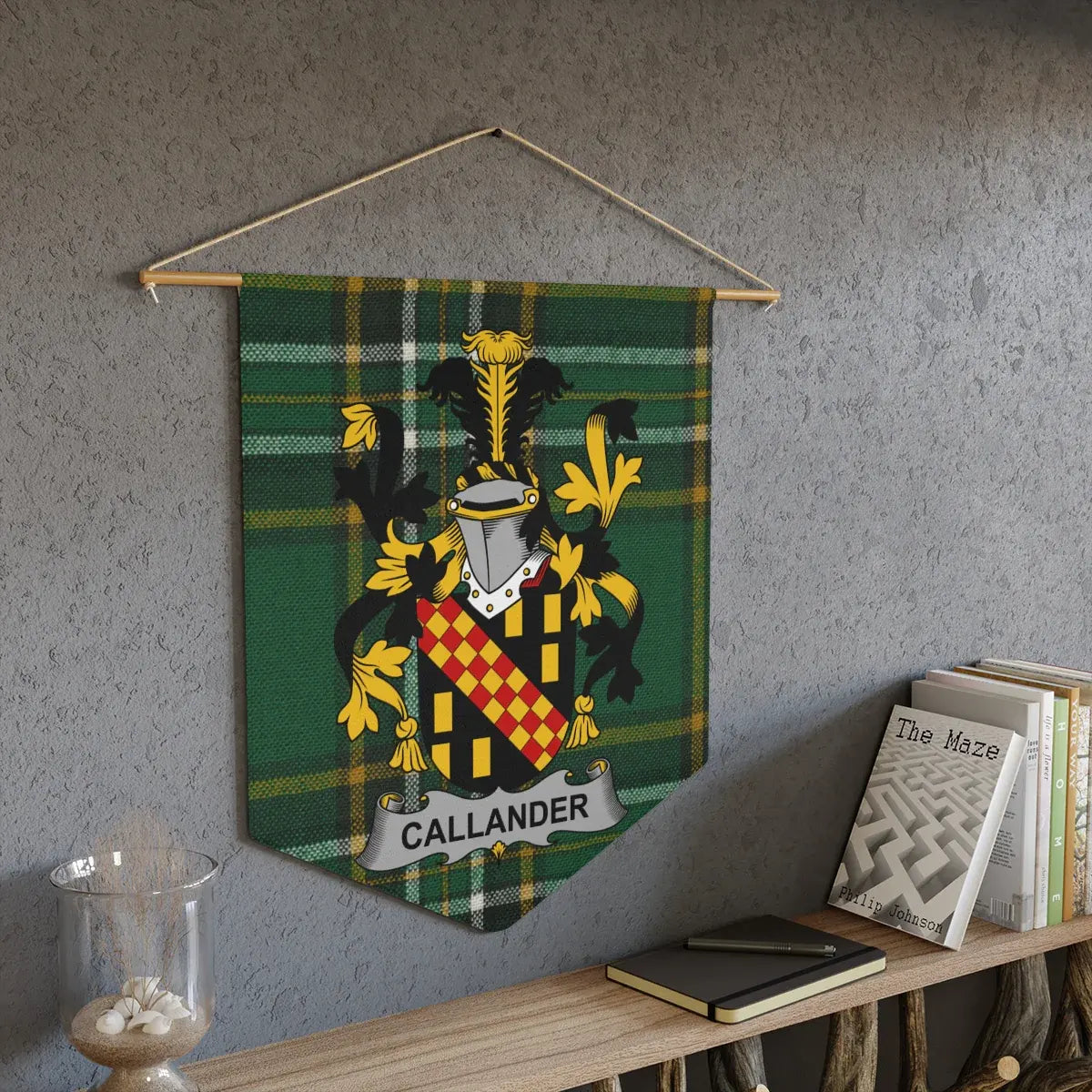 Callander Family Crest Tartan Decorative Wall Hanging product