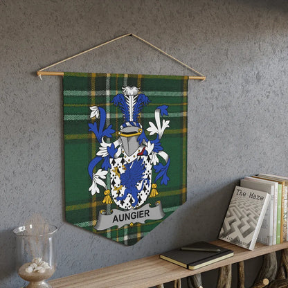 Aungier Tartan Coat of Arms Wall Hanging product