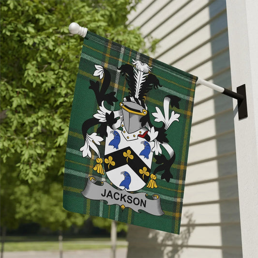 Personalized Family Crest Garden Flag product type