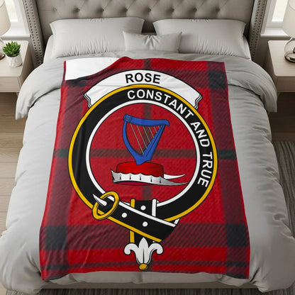 Scottish Clan Crest Tartan Blanket Comfortable Bedding product