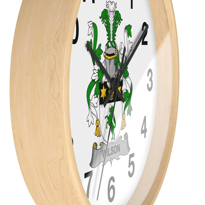 Custom Irish Coat of Arms Wall Clock - Celtic Ancestry Gifts