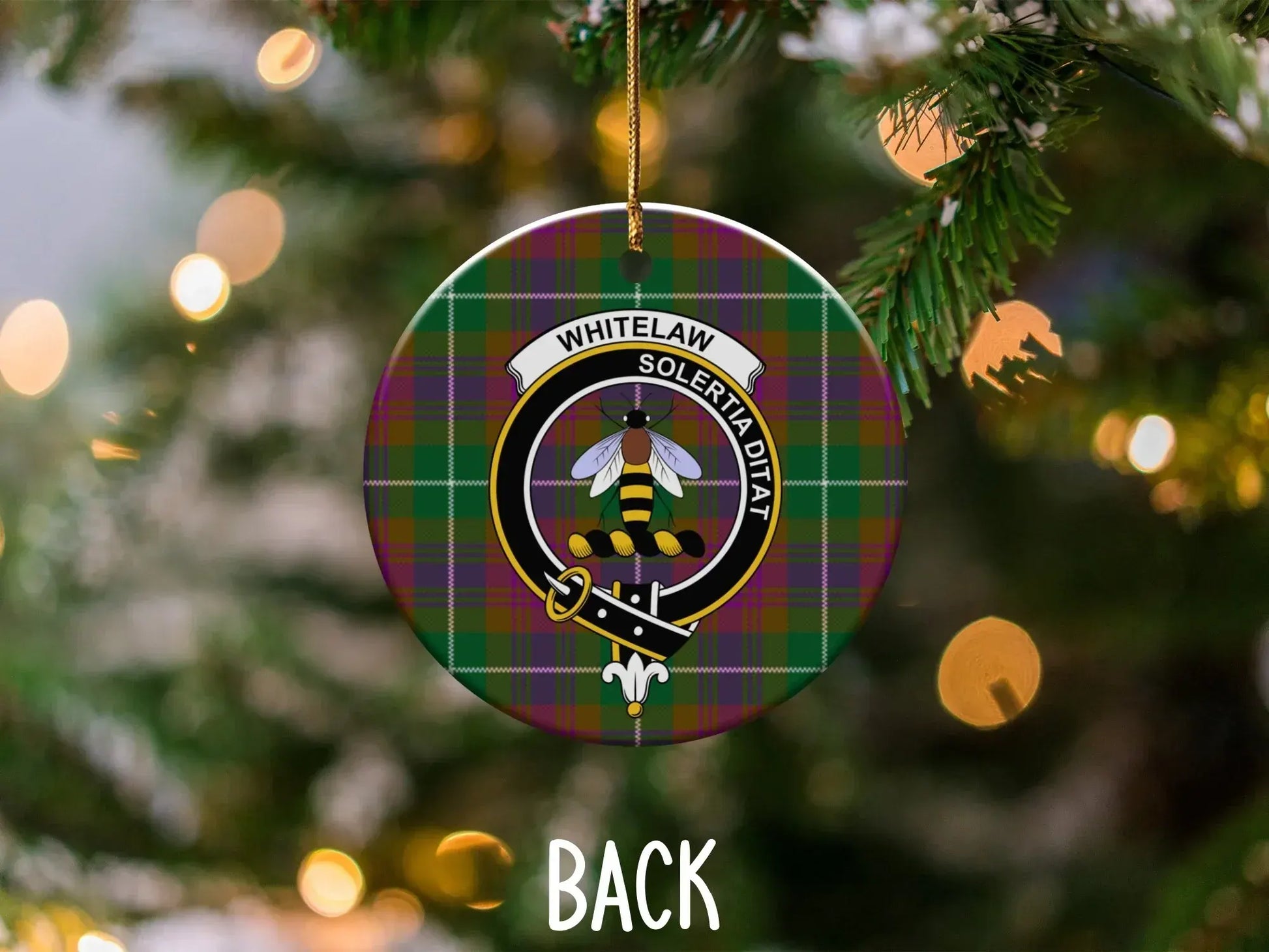 Plaid Whitelaw Solertia Ditat Christmas Ornament product