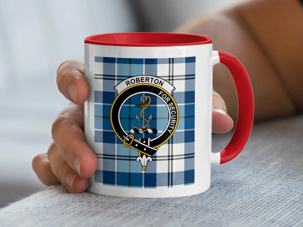 Blue and Red Robertson for Security Mug