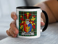 Graves Irish National Tartan ceramic accent mug