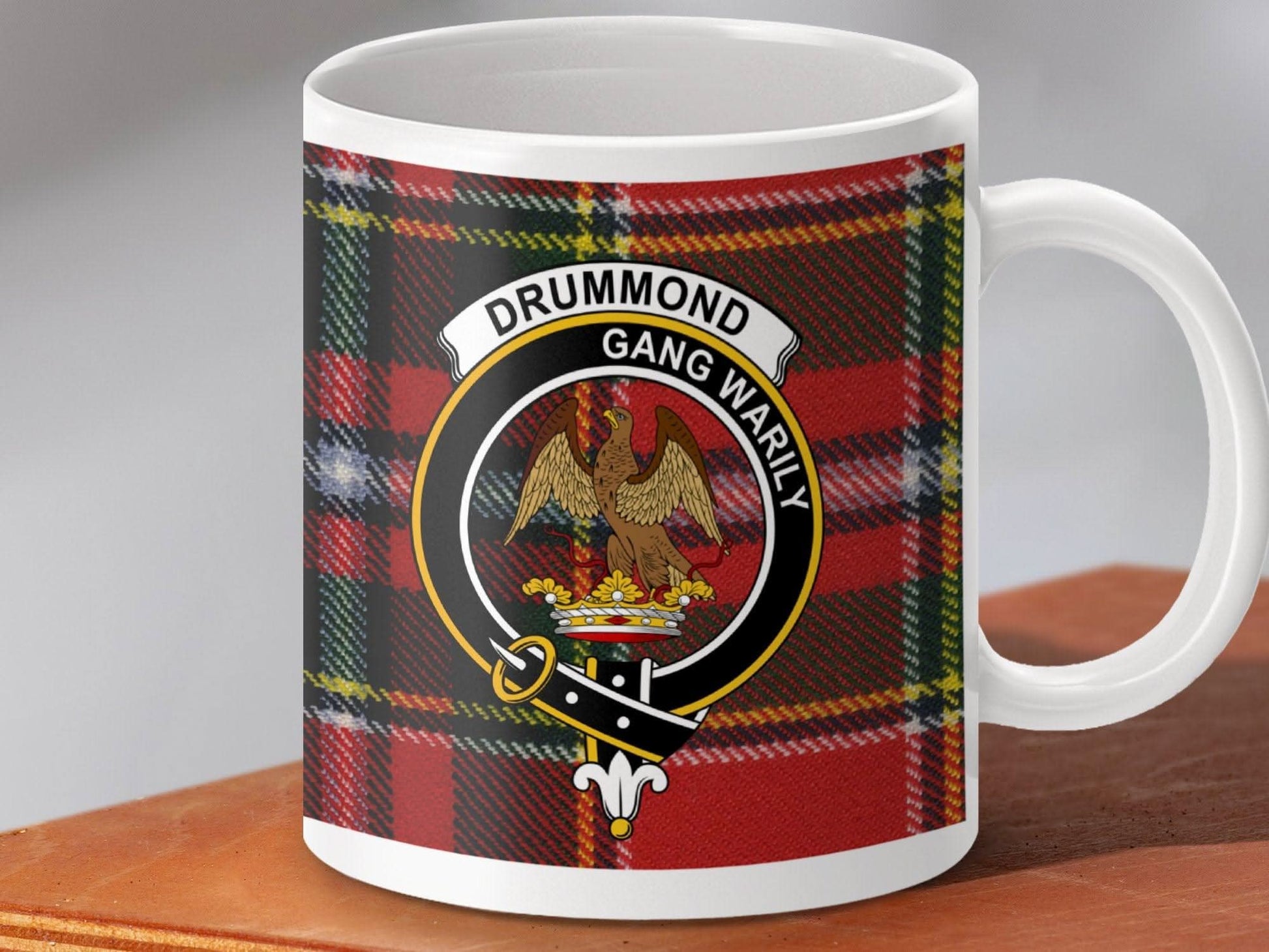 Drummond Gang Warily Plaid Crest Mug product