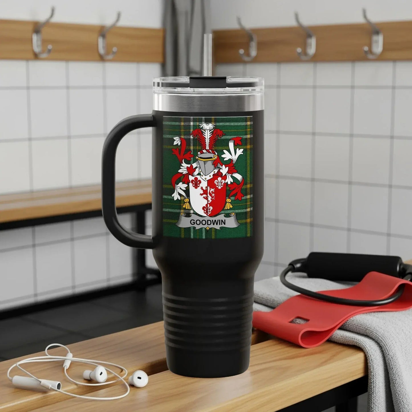 Custom Goodwin Family Crest Insulated Tumbler product type