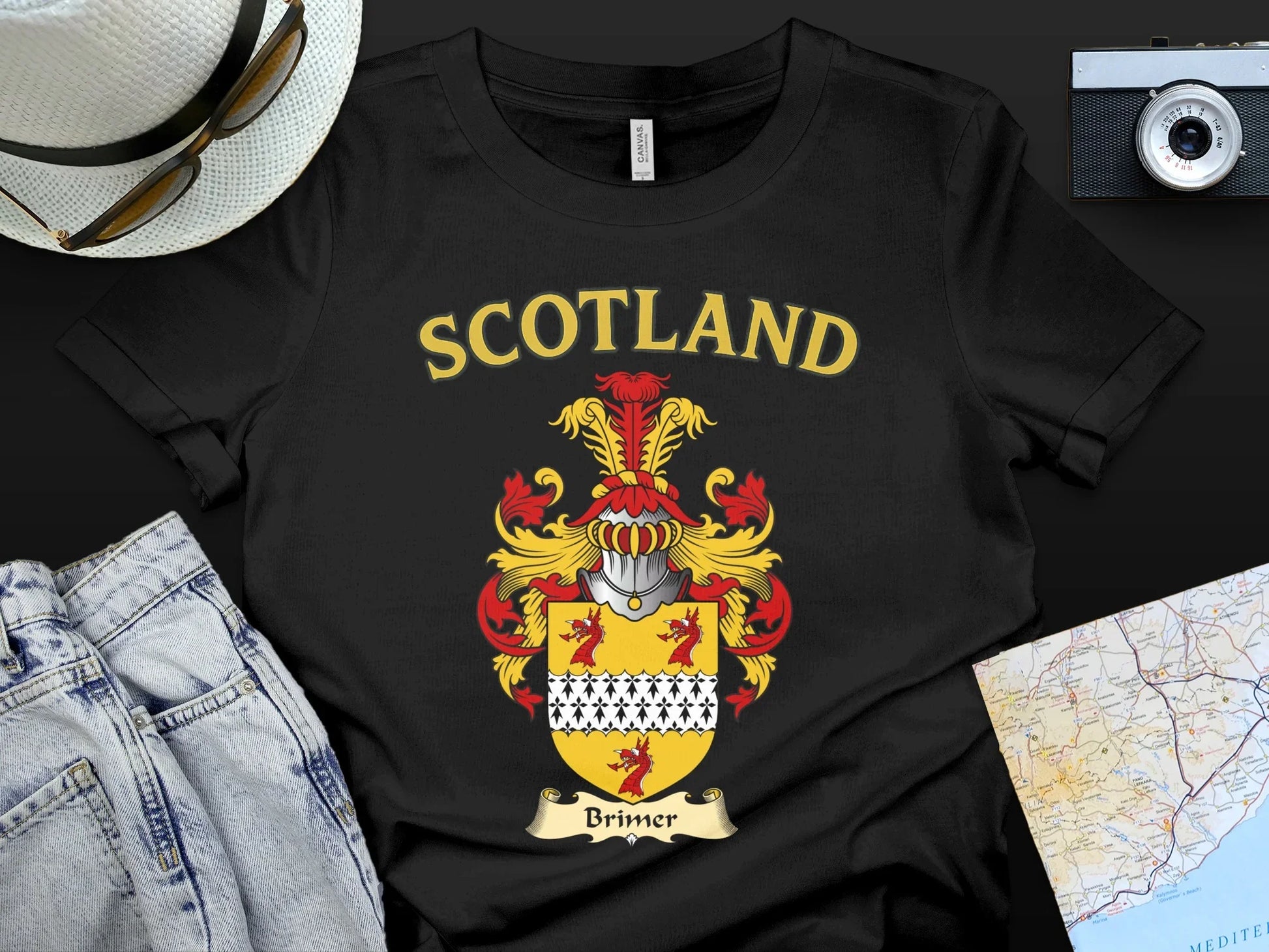Scotland Family Crest Brimer T-shirt product type