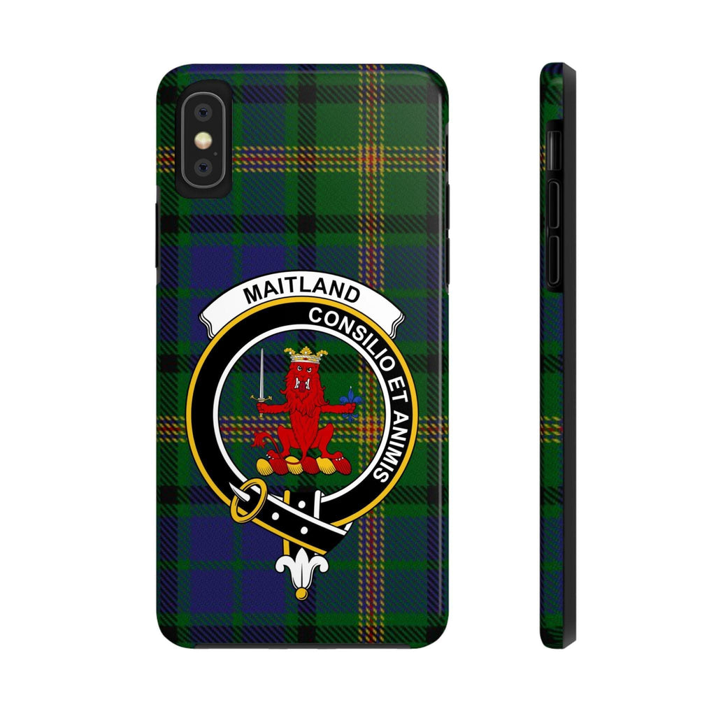 Maitland Clan Scottish Tartan Cell Phone Case - Celtic Ancestry Gifts