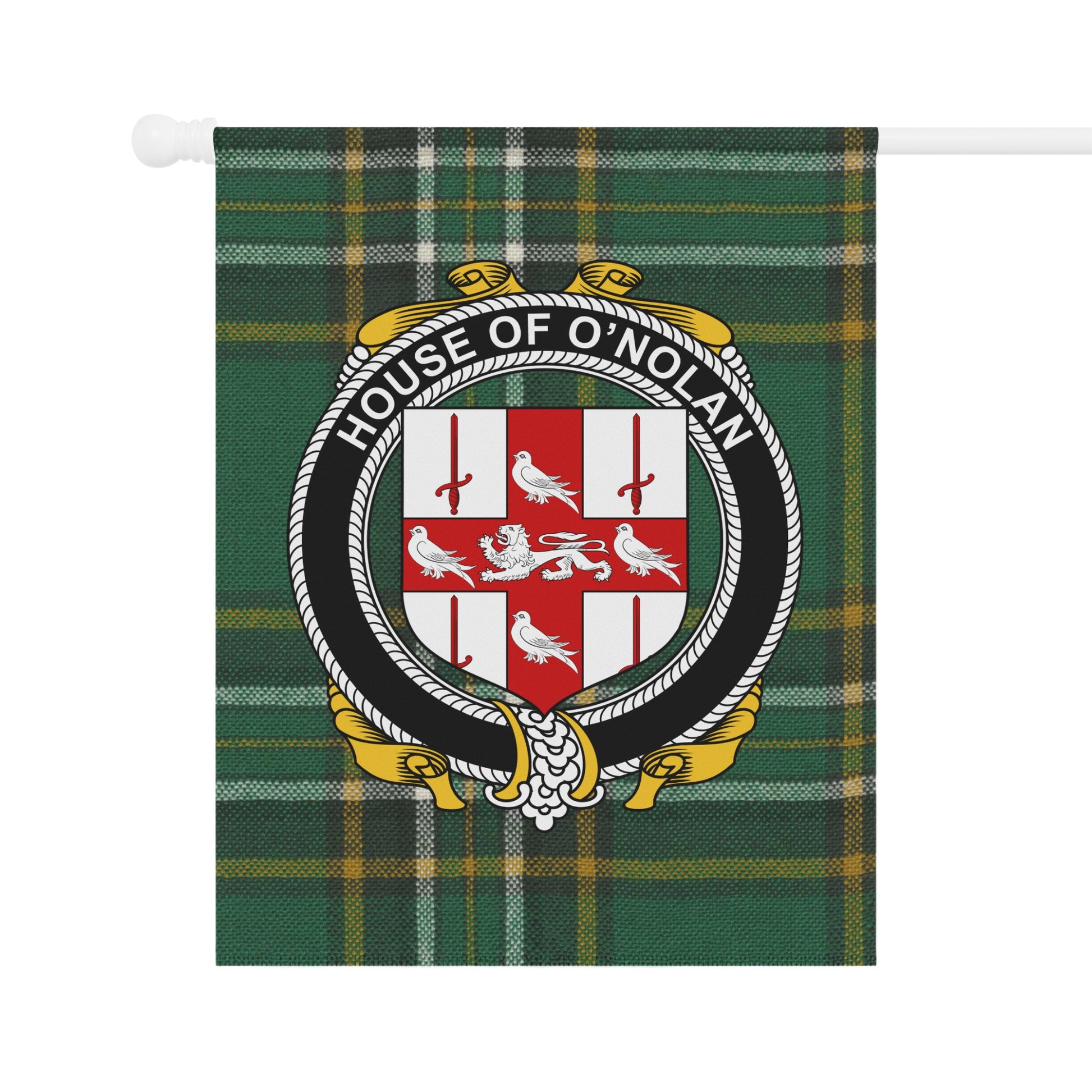 House of O'Nolan Family Crest Flag Wall Art Decor