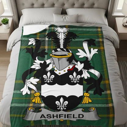 Ashfield Family Crest Tartan Blanket product