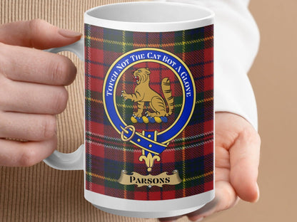 Scottish Clan Crest Plaid Design Coffee Mug product