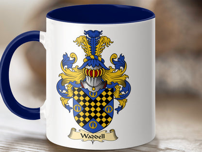 Clan Waddell Scottish Coat of Arms Mug - Living Stone Gifts