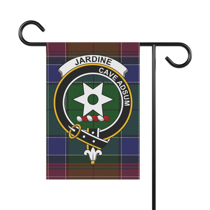 Jardine Clan Scottish Tartan Crest Garden Flag