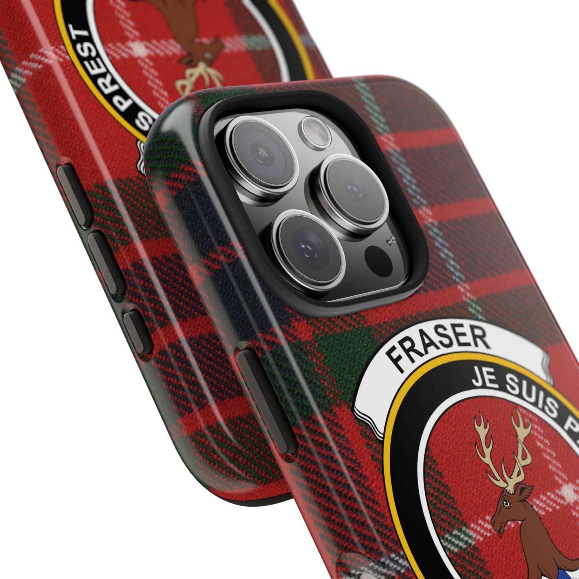 Fraser Clan Scottish Tartan Cell Phone Case - Celtic Ancestry Gifts