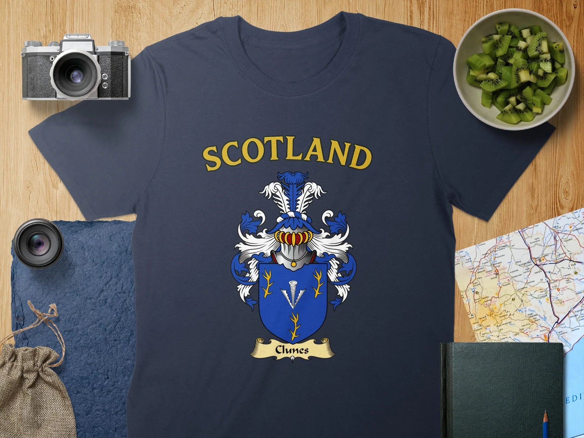 Scotland Clunes Family Crest T-Shirt product type