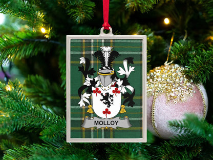 Family Crest Ornament Perfect for Seasonal Decor product