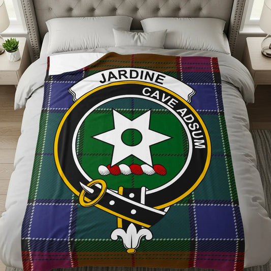 Jardine Cave Adsum Tartan Shield Design Blanket product