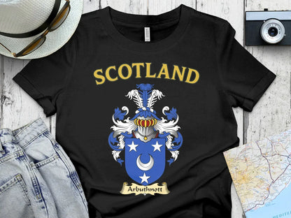 Scotland Arbuthnott Crest Emblem Graphic Tee product
