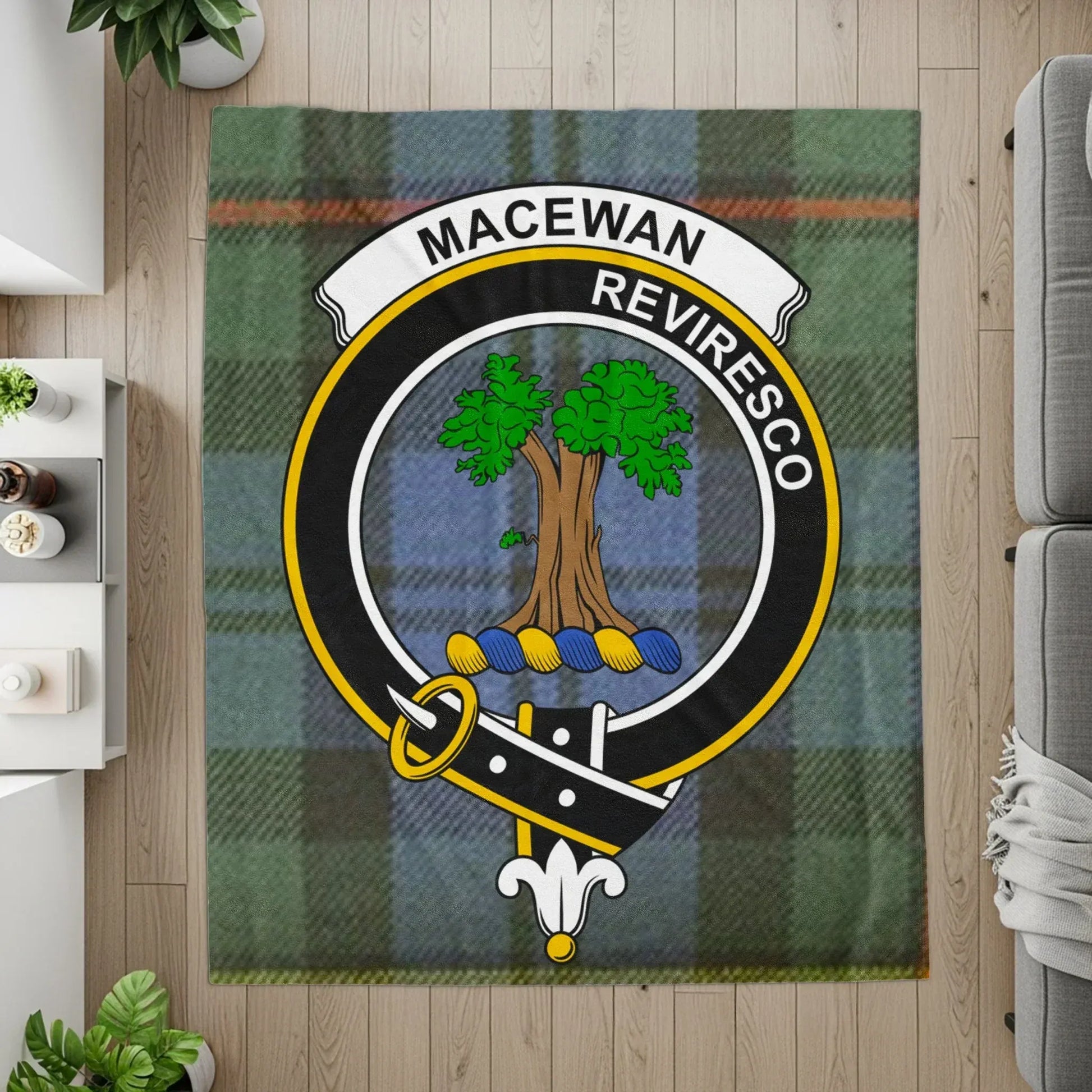 MacEwan Reviresco Tartan Crest Home Decor product
