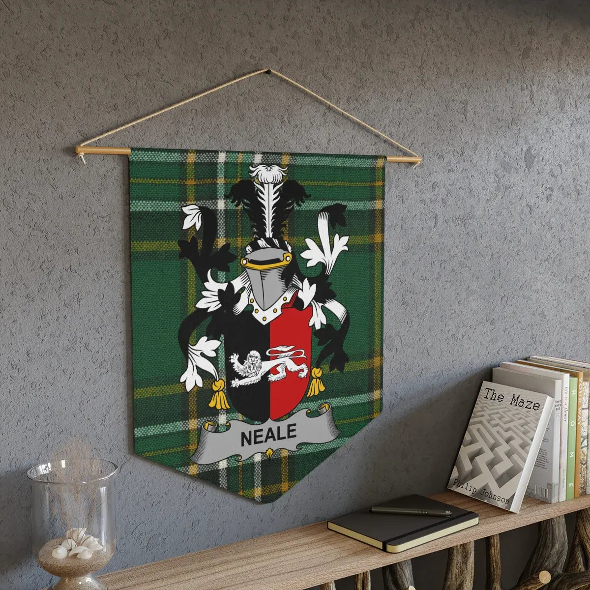 Neale Family Crest Tartan Pattern Wall Hanging product