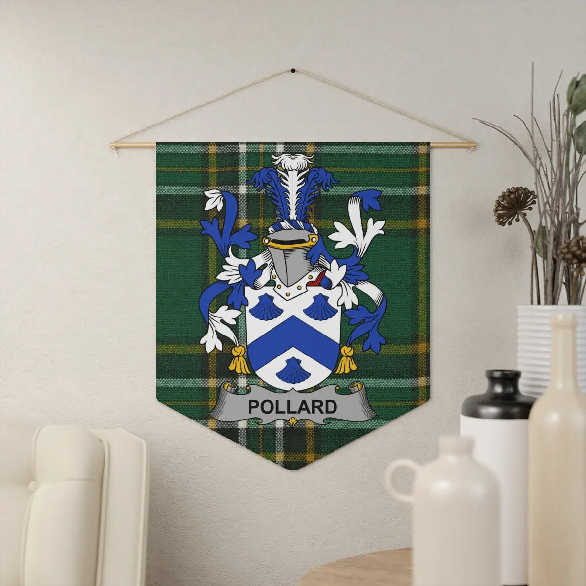 Personalized Family Crest Wall Hanging Decor product