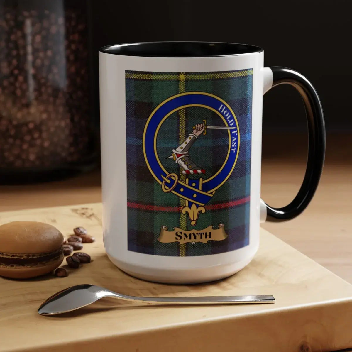 Clan Smyth Crest Tartan Coffee Mug Gift for Family