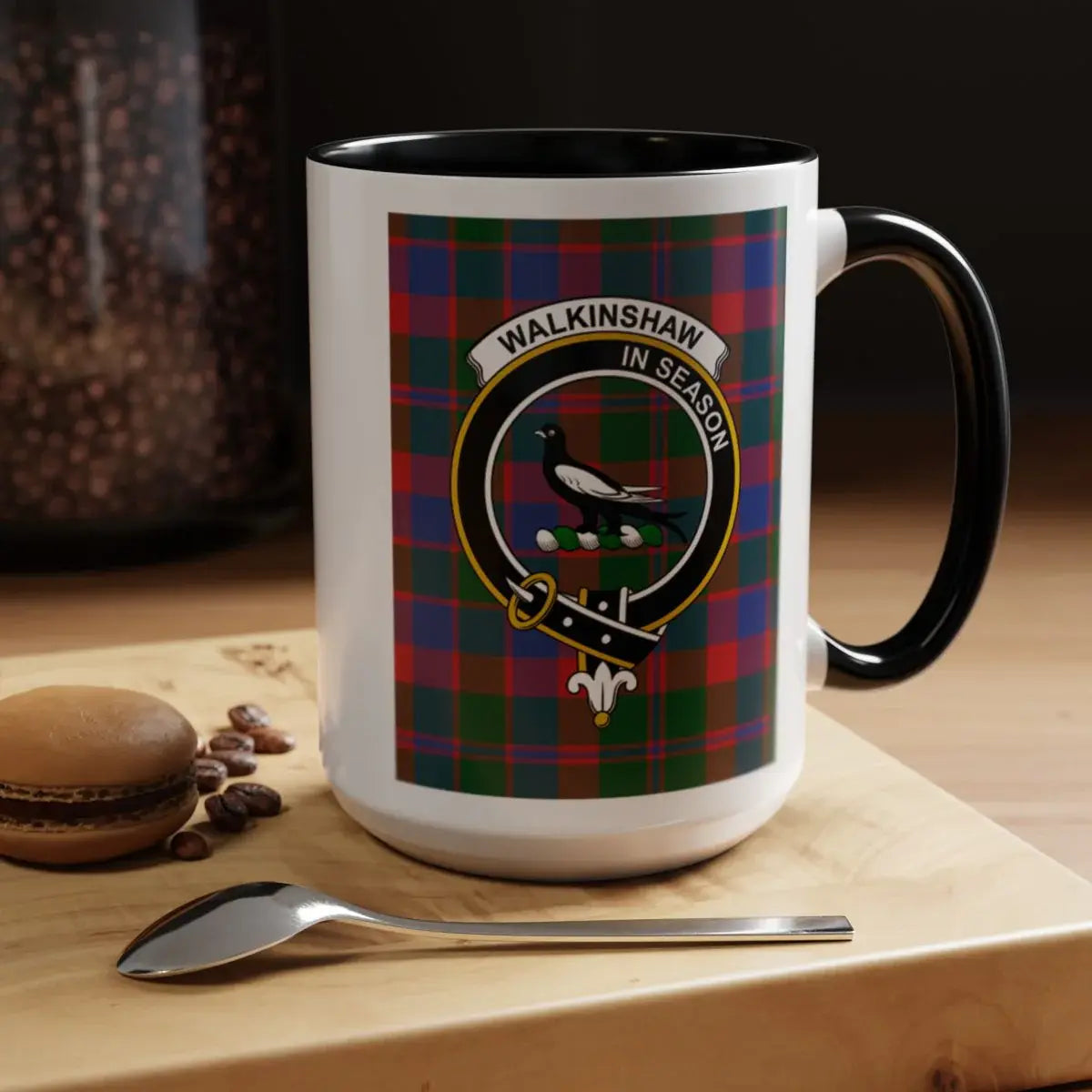 Walkinshaw In Season Clan Crest Mug for Home and Office
