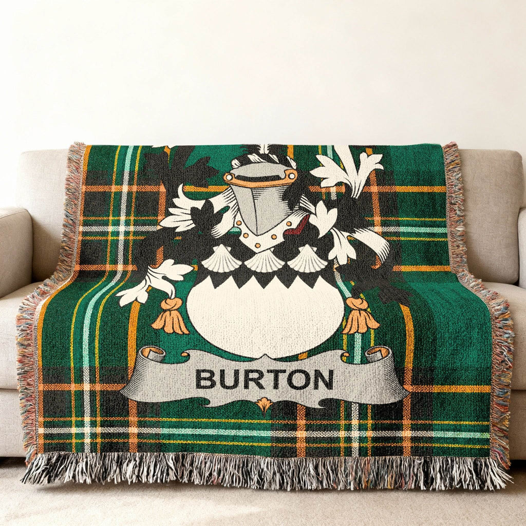 Burton Family Name Plaid Heritage Decor product type