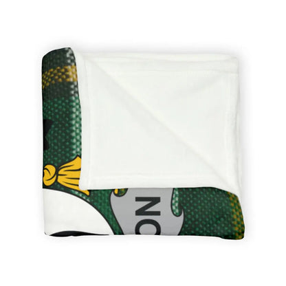 Cozy and Comfortable Green Football Team Blanket Product