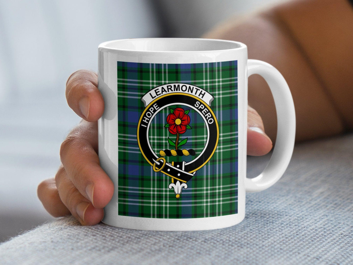 Traditional Learnmonth Tartan Design Scottish Plaid Mug - Living Stone Gifts