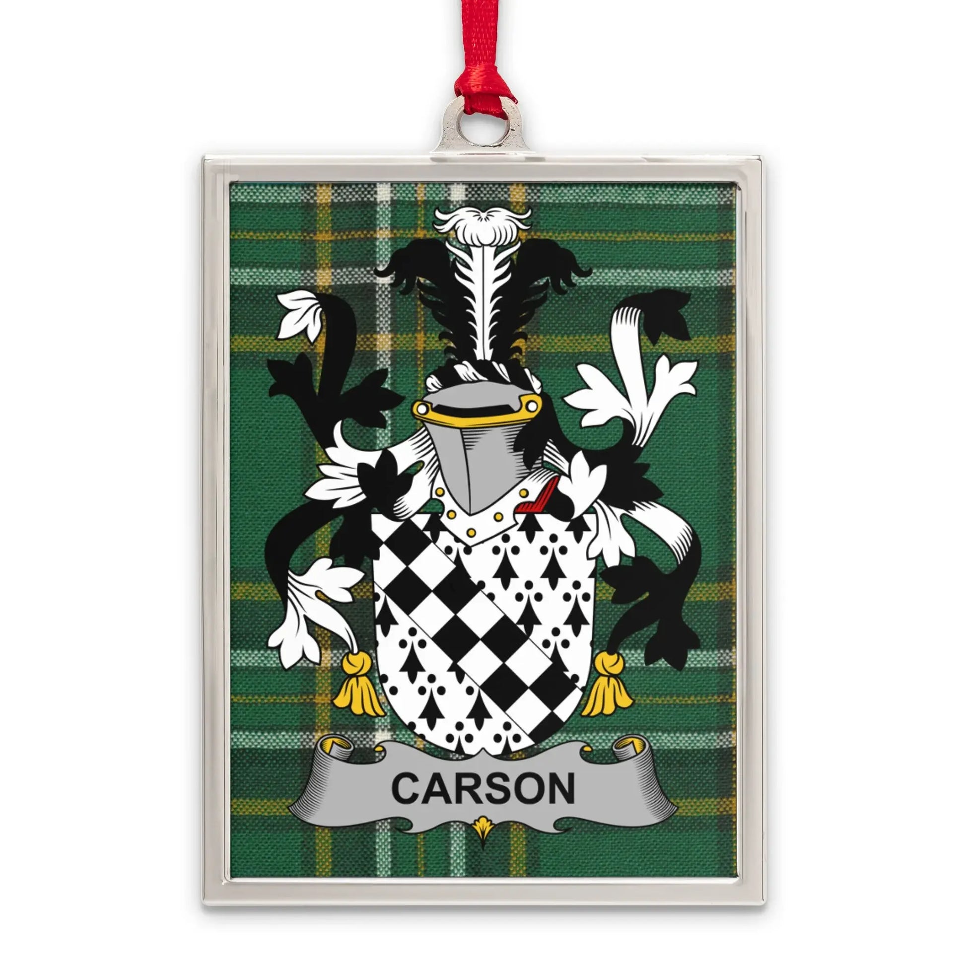 Carson Family Crest Ornament Holiday Decor product type