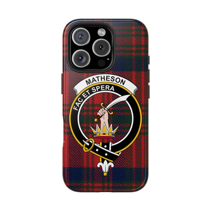 Matheson Clan Scottish Tartan Cell Phone Case - Celtic Ancestry Gifts