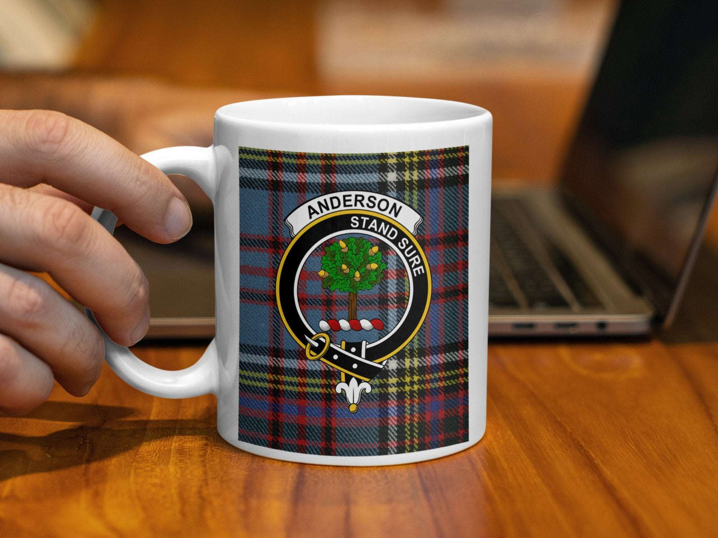 Anderson Stand Sure Scottish Tartan Pattern Mug - Living Stone Gifts