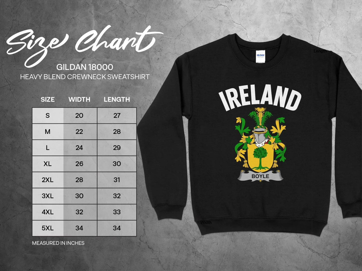 Ireland Boyle Heavy Blend Crewneck Sweatshirt product