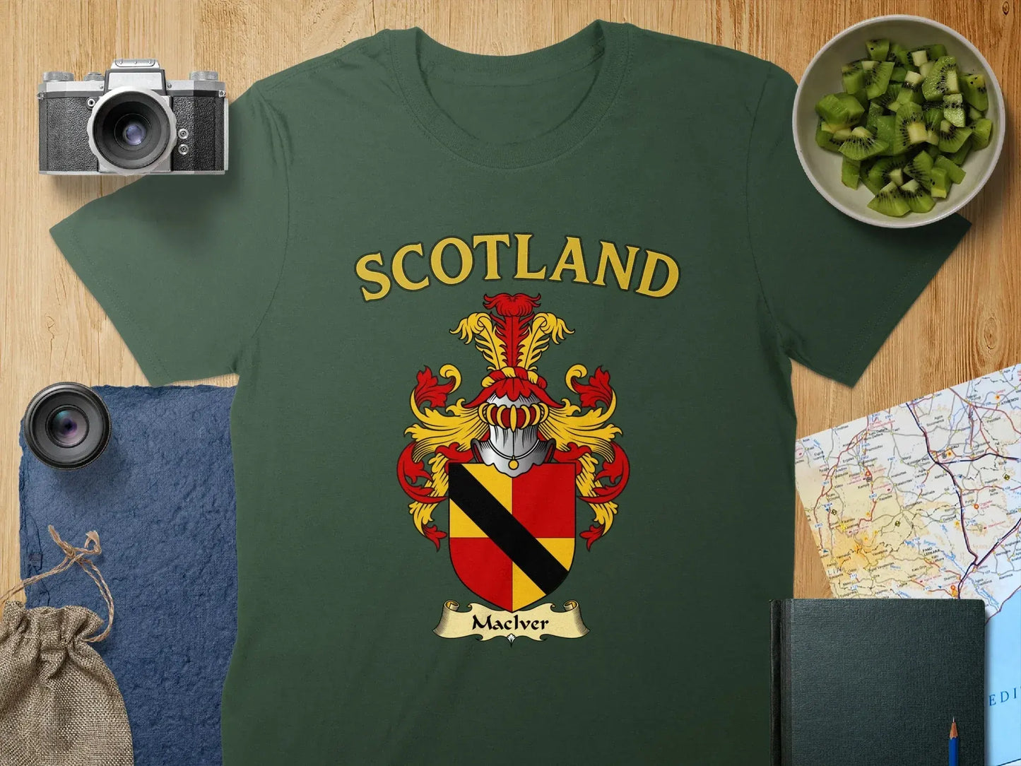 Scotland MacIver Family Crest Heritage T-shirt product