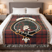 Ross Clan Tartan Woven Blanket