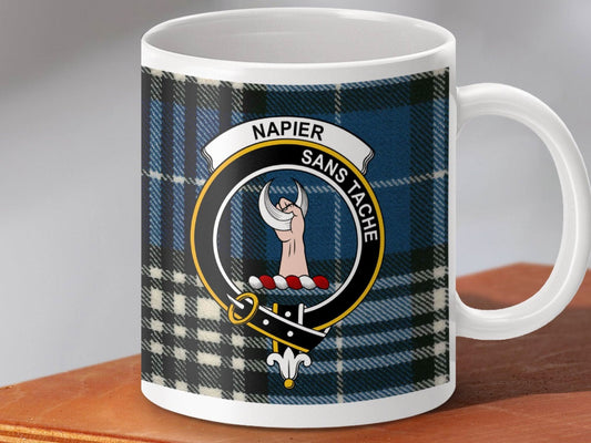 Napier Sans Tache Plaid Design Mug Customizable Cup product