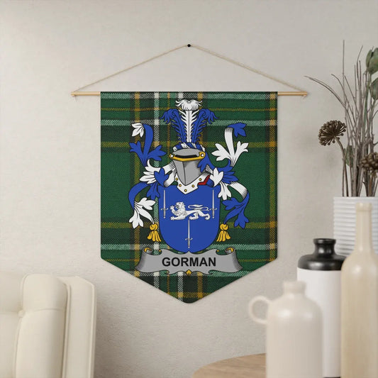 Family Crest Tapestry with Gorman Coat of Arms product