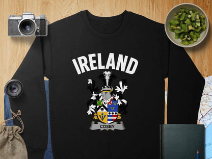 Ireland Cosby Family Crest Design Sweatshirt product type