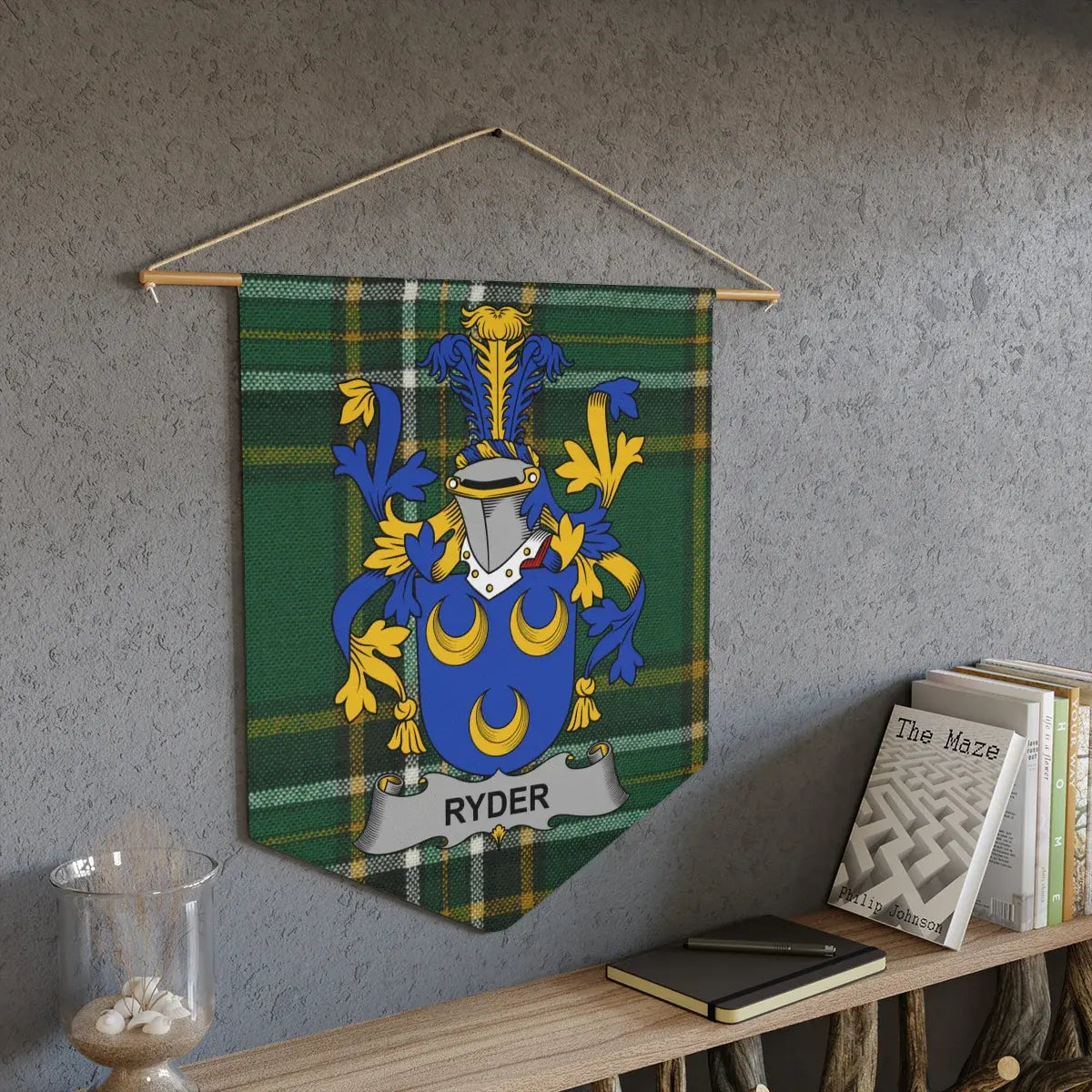 Decorative Wall Hanging Crested Banner product