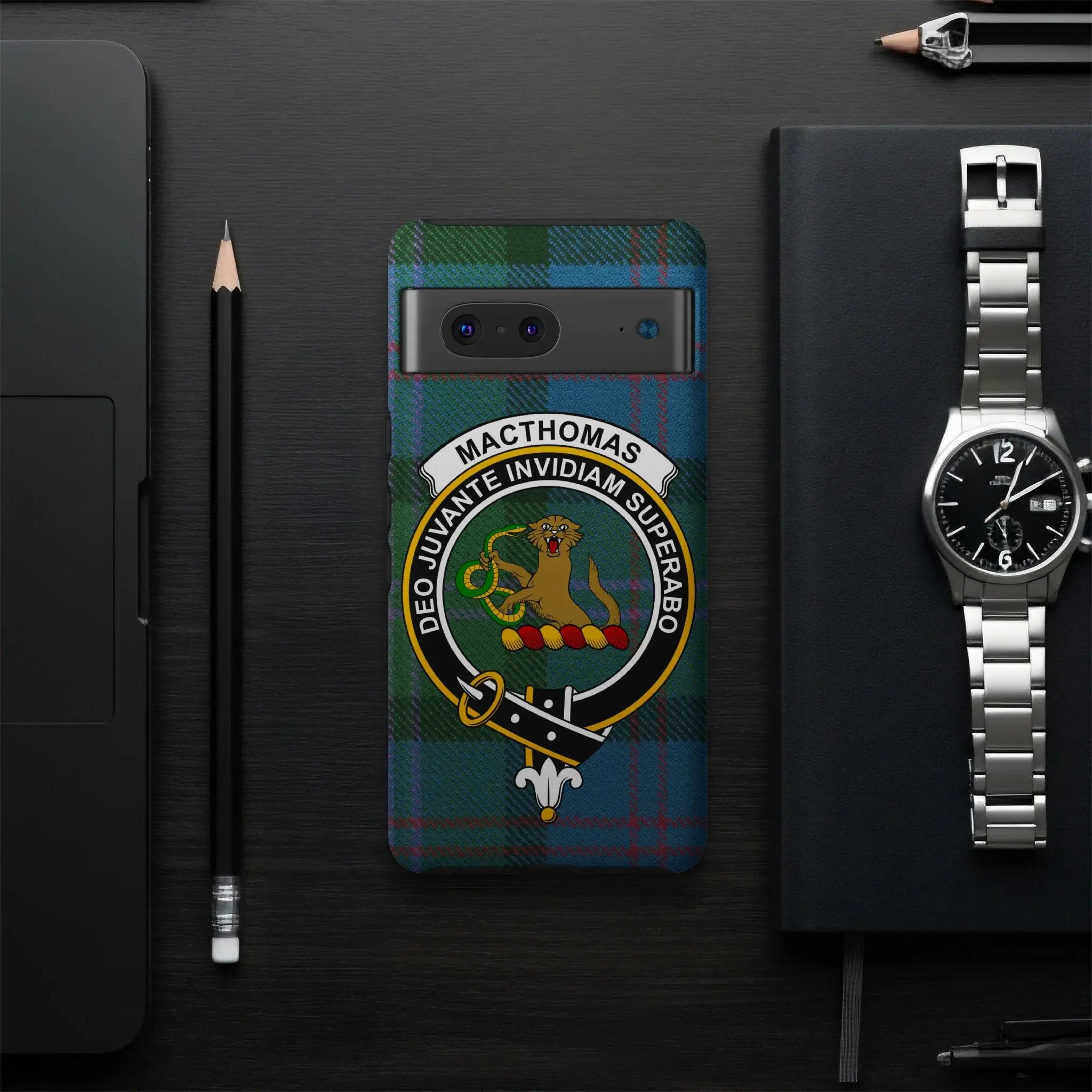 MACTHOMAS Deo Juvante Invidiam Superabo Phone Case