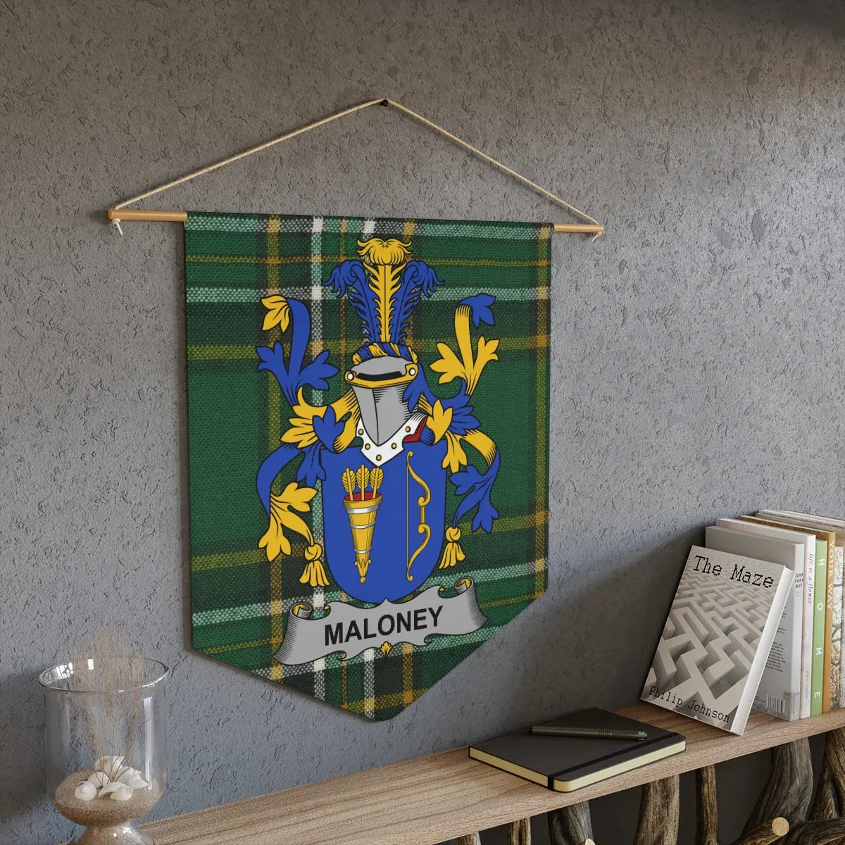 Personalized Maloney Family Crest Wall Hanging product