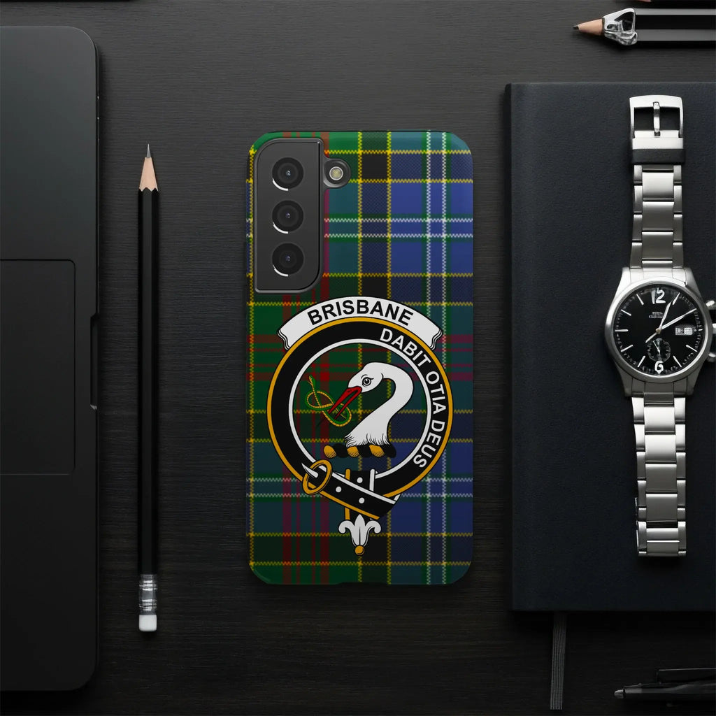 Brisbane Dabit Otia Deus Phone Case With Tartan Pattern