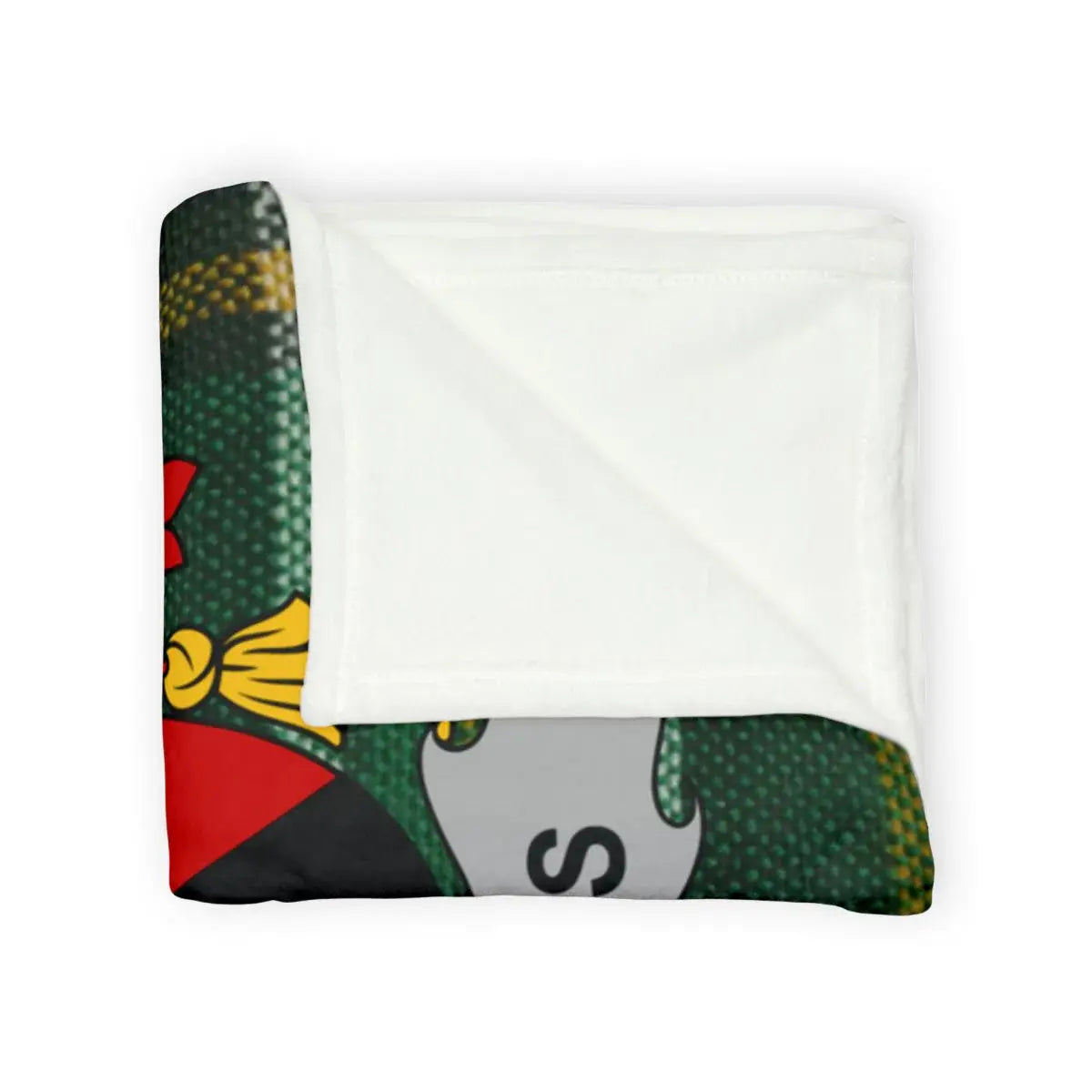 Cozy Deluxe Christmas Green Patterned Blanket product type