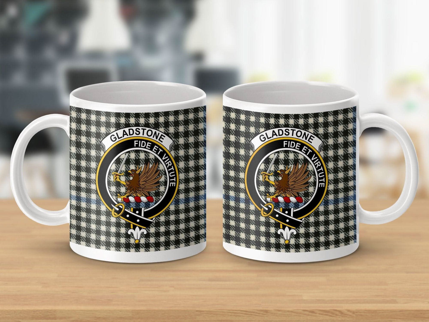 Crest Design Gladstone Fide Et Virtute Coffee Mug product