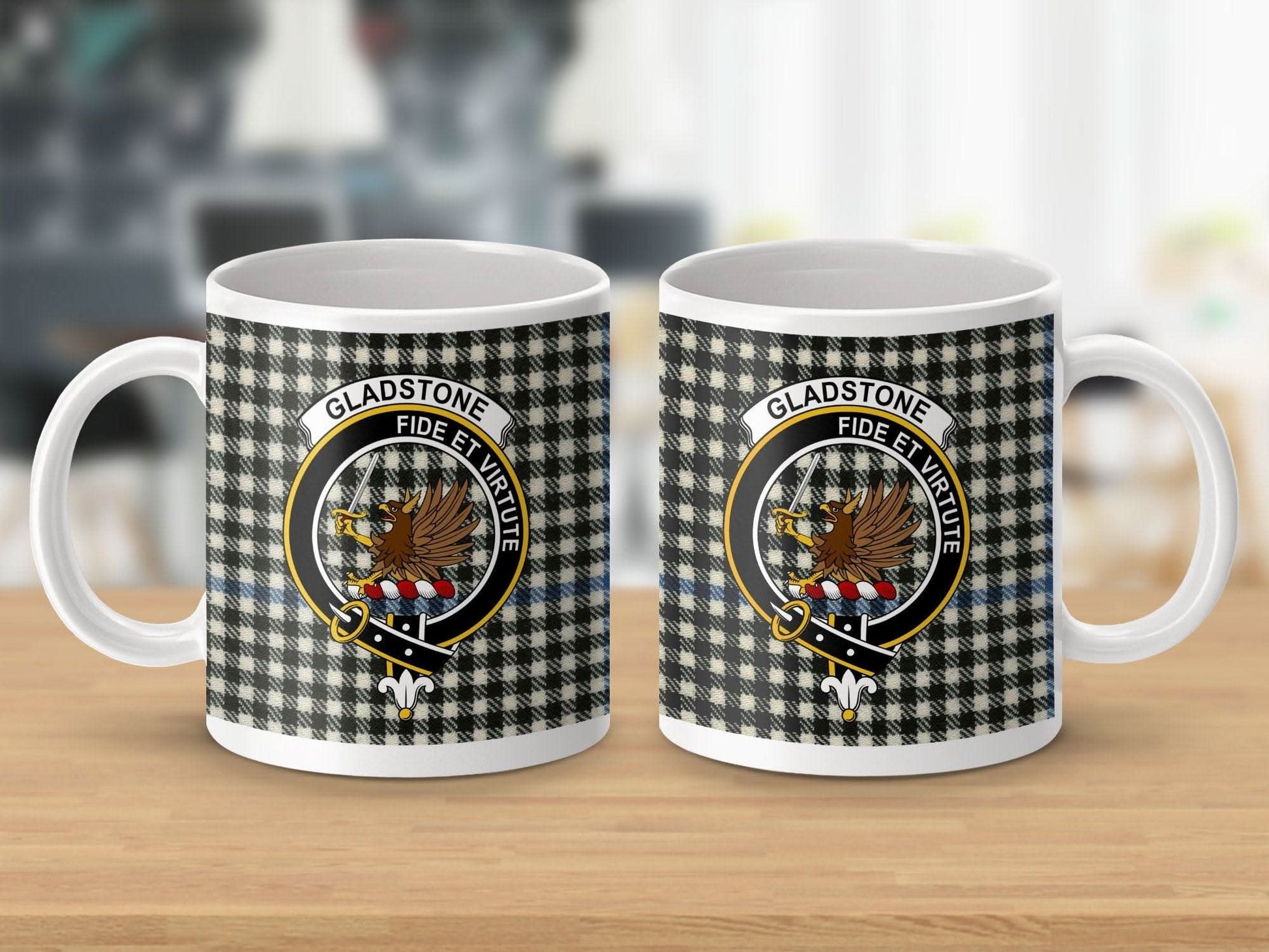 Crest Design Gladstone Fide Et Virtute Coffee Mug product