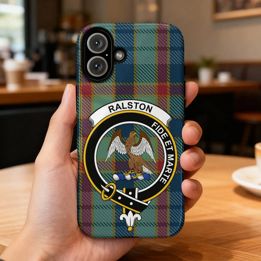 Vibrant Tartan Ralston Crest Eagle Phone Case