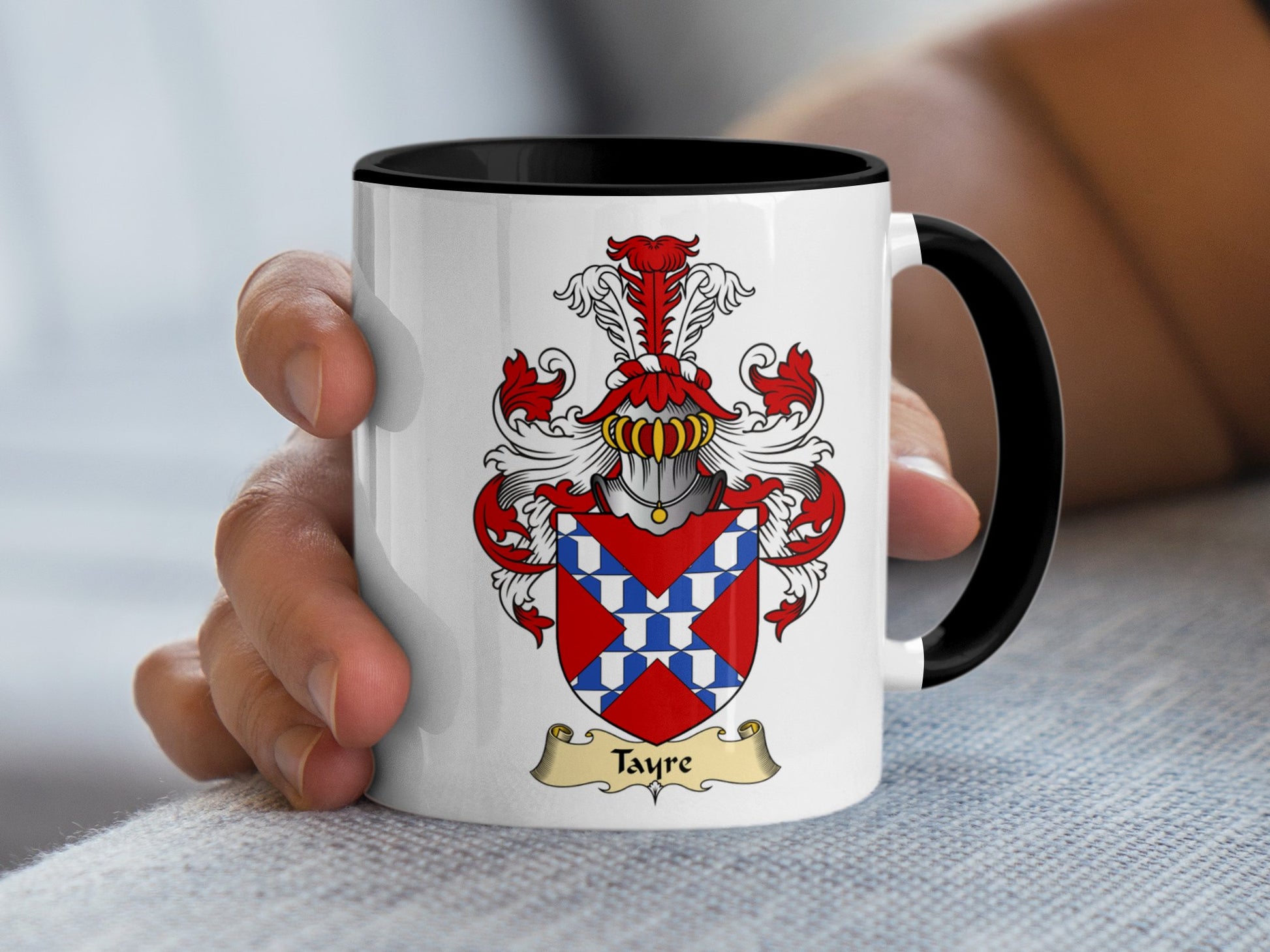 Clan Tayre Scottish Coat of Arms Mug - Living Stone Gifts