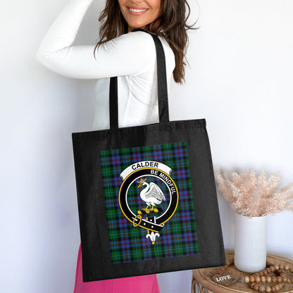 Calder Be Mindful Scottish Tartan Tote Bag - Living Stone Gifts